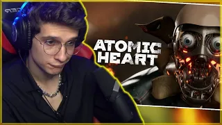 МЕЛЛШЕР Смотрит ТРЕЙЛЕР Atomic Heart (2022) || Нарезка Стрима Mellsher