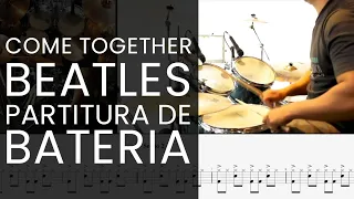 COME TOGETHER 👥 DRUM COVER PARTITURA