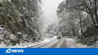 CA storm: A taste of Tahoe winter in Bay Area