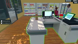 Выбесил клиент в моем магазине(supermarket simulator#3