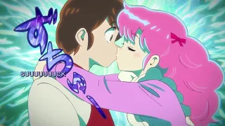 Ran kisses Ataru in front of Lum ~ Urusei Yatsura Ep. 8 うる星やつら
