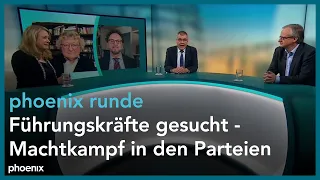 phoenix runde: Führungskräfte gesucht - Machtkampf in den Parteien