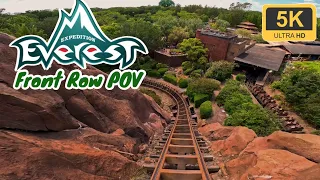 Expedition Everest Front Row POV [5K/60fps] Animal Kingdom