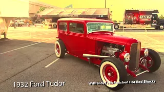 1932 Ford Tudor with RideTech Polished Hot Rod Shocks