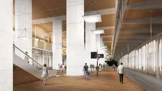 Journée patrimoine 2023: Visite de la nouvelle gare Eole a La Défense