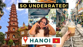HANOI VIETNAM TRAVEL VLOG 🇻🇳 | Best Things To Do in 3 Days | Old Quarter, Train Street & More!