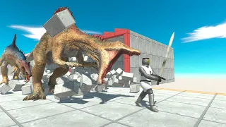 Only Fast Runners Will Escape Spino - Animal Revolt Battle Simulator