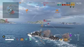 Daring Damage Record 326,320 (WOWs Legends)