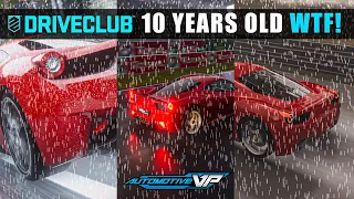 Forza Motorsport VS Gran Turismo 7 VS Driveclub - Rain Effects Interior Ferrari Italia