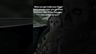 Ghost Staring Meme - Uber Driver