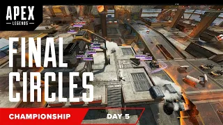 Day 5 Match Point FINALS! ALGS Championship Final Circles ft. TSM, OPTIC, BLVKHVND | Apex Legends