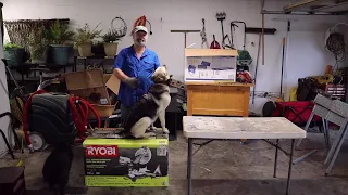 Unboxing & Review Of A RYOBI 12" 15 Amp Sliding Compound Miter Saw Model# TSS121