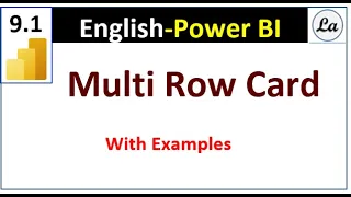 Multi Row Card Power BI