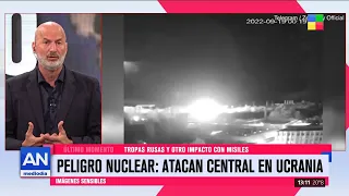 Ataque a una central nuclear en Ucrania: tropas rusas y otro impacto con misiles