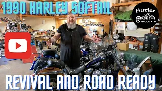 1990 Harley Davidson Softail Evolution Revival and Road Ready! Butler Customs