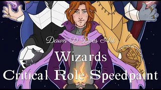 Wizards | Critical Role Speedpaint