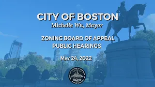 Zoning Board of Appeal Public Hearings 5-24-22