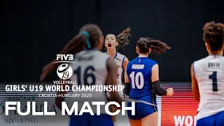 ITA🇮🇹 vs. CAN🇨🇦 - Full Match | Girls' U19 World Championship | Pool C