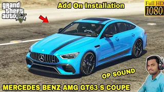 GTA 5 : HOW TO INSTALL MERCEDES BENZ AMG GT63 S COUPE CAR MOD🔥🔥🔥