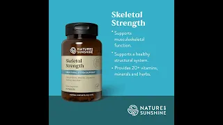 Skeletal Strength  Bone Health Supplements with Calcium, Magnesium, Iron, Manganese, and Vitamin