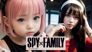 AI Renders Spy x Family Characters in Real Life