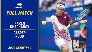 Karen Khachanov vs. Casper Ruud Full Match | 2022 US Open Semifinal