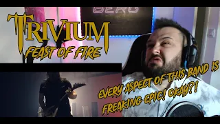 TRIVIUM - Feast of fire (FIRST TIME hearing honest reaction!)