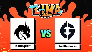 Team Spirit vs Evil Geniuses | Game 1 | Dota Pro Circtuit Major - Lima