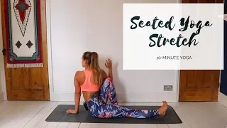 SEATED YOGA STRETCH | 10-Minute Yoga | CAT MEFFAN