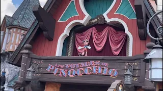 POV on Ride - Les Voyages De Pinocchio - Disneyland Paris