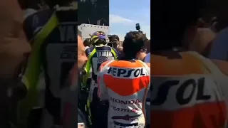 once upon a time at motogp | Valentini Rossi & Marc Marquez | Motogp Moment #shorts