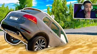 CARRO vs AREIA MOVEDIÇA no BeamNG.drive!