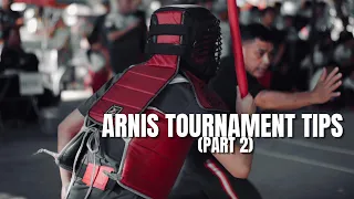 Arnis Tournament Tips | Point Sparring Competitions