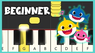 BABY SHARK - BEGINNER PIANO - PIANO FÁCIL