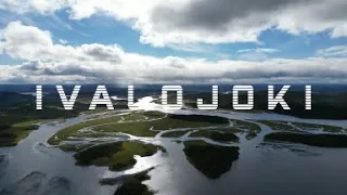 Canoeing IVALOJOKI RIVER and LAKE INARI, Lapland (4K, 360°, cinematic view)