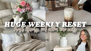 NEW! WHOLE HOUSE RESET 2024 / neutral decor ideas, productive habits, deep cleaning 🧽