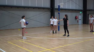 NETBALL DRILL: GOALERS PROTECTING SPACE