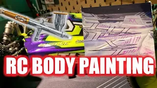 How to Paint an RC Body Shell using Liquid Mask