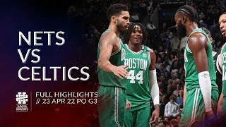 Boston Celtics vs Brooklyn Nets - Full Game 3 Highlights 2022 PO