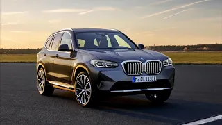 New BMW X3 2022 Facelift - First Look exterior & interior - Full Review - Driving Scene