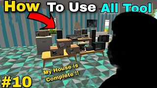 How To Use For All Tool in ocean is home || my House is complete (Hindi) Gameplay