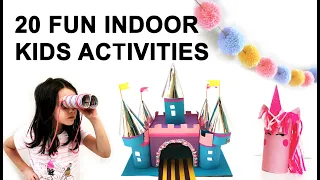 20 Fun Indoor Activities for Kids - Easy Crafts for Children