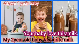 my baby favourite milk/chocolate milk for 1year+baby/love milk for baby/summer special drink
