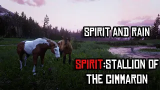 Spirit and Rain||Spirit:Stallion of the Cimmaron Movie in Red Dead Redemption 2