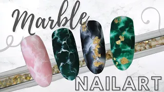 HOW TO MAKE MARBLE NAILS? || easy marble effect 