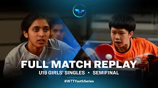 GHORPADE Yashaswini (IND) VS CHENG Pusyuan (TPE) | U19 GS Semifinal | WTT YC Varazdin 2023