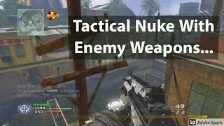 MW2- Tactical Nuke Picking Up Enemy Guns... 2017