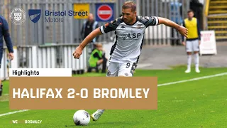 Highlights: Halifax Town 2-0 Bromley