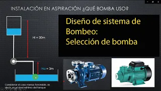 Clase completa de Selección y cálculo de bombas hidráulicas domiciliarias. NPSH Disponible cálculo.