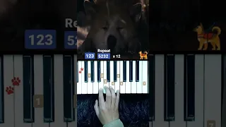 SIEMPRE A TU LADO - Hachiko🐕 (PIANO TUTORIAL) EASY Piano Fácil #pianotutorial #easy #shorts